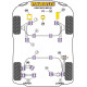 Focus Models Powerflex Donji okretni moment Bracket & Bush, Track Use Ford Focus Mk2 inc ST and RS (2005-2010) | race-shop.hr