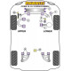 Transporter Models Powerflex Prednja zaštitna šipka prema čahuri šasije 21mm Volkswagen T25/T3 Type 2 Petrol Models | race-shop.hr