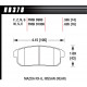 Kočione pločice HAWK performance Stražnje Kočione pločice Hawk HB378E.565, Race, min-maks 37°C-300°C | race-shop.hr