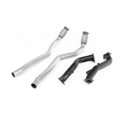 Povečan Downpipes i Cat Bypass Pipes Milltek auspuh Audi RS7 Sportback 4 2013-2018