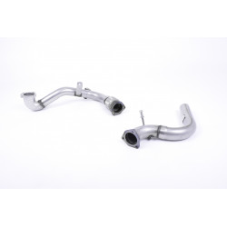 Uvečani Downpipe bez katalizatora Milltek za Ford Fiesta Mk8 1.0T 2017-2019