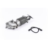 Cast Downpipe with HJS High Flow Sports Cat Milltek exhaust Honda Civic Type R 2015-2017