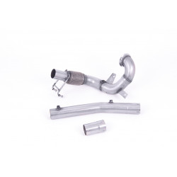 Uvečani Downpipe bez katalizatora Milltek za Volkswagen Polo GTI 2 2019-2021
