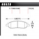 Kočione pločice HAWK performance Stražnje Kočione pločice Hawk HB529Y.710, Street performance, min-maks 37°C-370°C | race-shop.hr