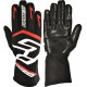 Trkaće rukavice RACES PREMIUM EVO II SILICONE (unutarnje šivanje), crna/crvena