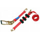 Ratchet kravate Ratchet s remenom za vezivanje i kukama 3m / 5T / 50mm | race-shop.hr