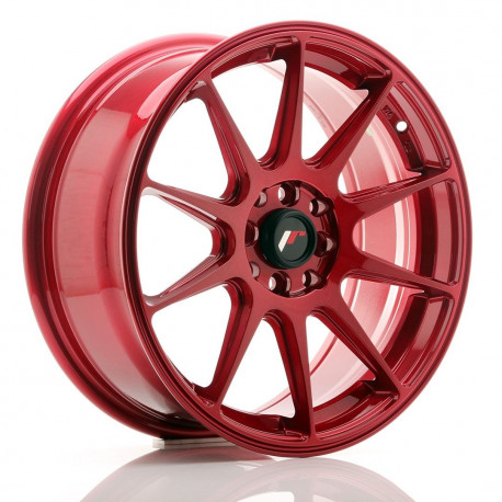 Alu Felge Felga japan racing jr11 17x7,25 et35 4x100/114,3 platinum red | race-shop.hr
