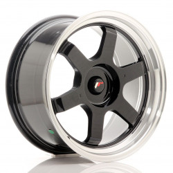 Felga japan racing jr12 18x9 et25-27 blank glossy black