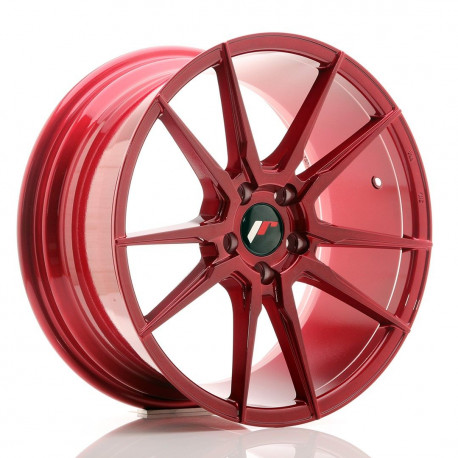 Alu Felge Felga japan racing jr21 18x8,5 et40 5x112 platinum red | race-shop.hr