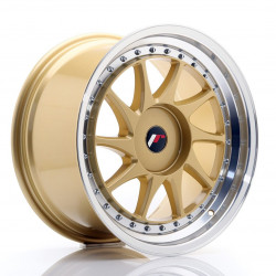 Felga japan racing jr26 18x9,5 et20-40 blank gold w/machined lip