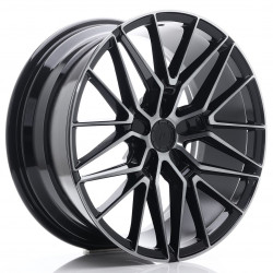 Felga japan racing jr38 19x8,5 et20-45 5h blank black brushed w/tinted face