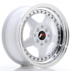 Felga japan racing jr6 15x7 et25 4x100/108 white w/machined lip