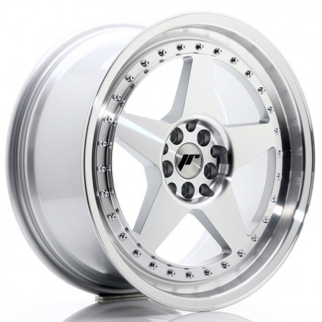 Alu Felge Felga japan racing jr6 18x8,5 et35 5x100/120 silver machined | race-shop.hr