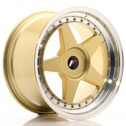 Felga japan racing jr6 18x9,5 et20-40 blank gold w/machined lip