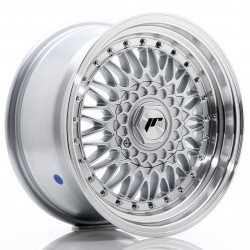 Felga japan racing jr9 16x8 et25 4x100/108 silver w/machined lip+silver rivets