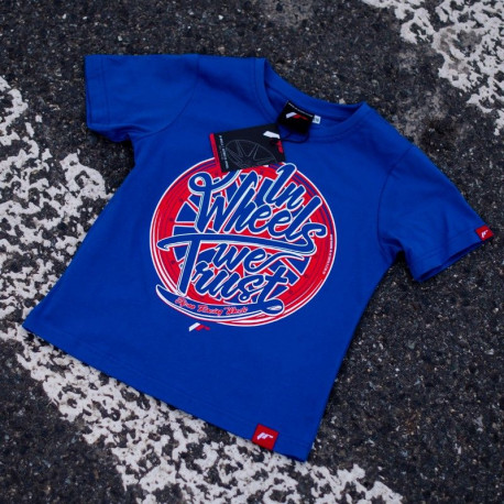 Majice Majica dječji JAPAN RACING "In wheels we trust", Plava boja | race-shop.hr