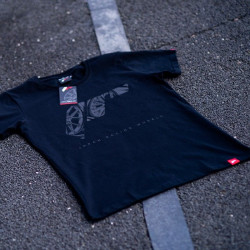 Majica muški JAPAN RACING JR logo, Crno boja