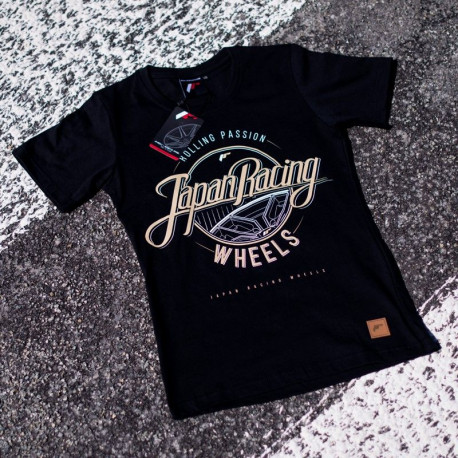 Majice Majica ženska JAPAN RACING Rolling Passion, Crno boja | race-shop.hr