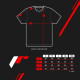 Majice Majica muški JAPAN RACING JR-11, Crno boja | race-shop.hr