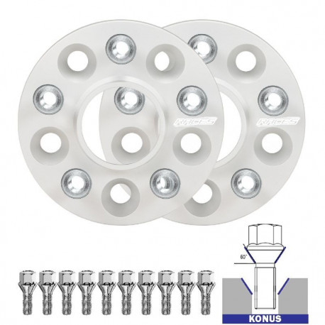 Distance za proširenje za određeni model Set 2 kom distance (s navojem) za GAZ 3110&nbsp;&nbsp;- 20mm, 5x108, 58,1 | race-shop.hr