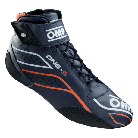 Cipele FIA trkaće cipele OMP ONE-S, tamnoplava/fluo narančasta | race-shop.hr