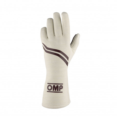 Rukavice Rukavice OMP DIJON sa FIA homologacija (unutarnje šivanje) krem/smeđa | race-shop.hr