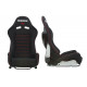 Sportska sjedalab bez FIA homogolacije prilagodljive Sportsko sjedalo LOW MAX K608 crna | race-shop.hr