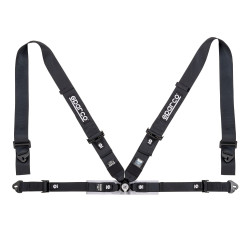 FIA 4 točkasti sportski sigurnosni pojasevi SPARCO SPORT H-4 2"/3" (50/76mm), crna