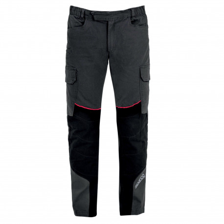 Lifestyle Radne hlače SPARCO Ultra Tech HOUSTON, crna/crvena | race-shop.hr