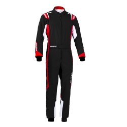 CIK-FIA dječji karting kombinezon SPARCO Thunder K43, crna/crvena