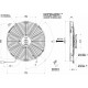 Ventilator 12V Univerzalni električni ventilator SPAL 330mm - pritisak, 12V | race-shop.hr