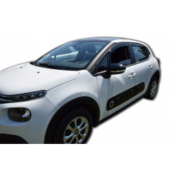 Vjetrobrani za prozore CITROEN C3 III 5D 2017-up (+OT) 4 kom (prednji + stražnji)