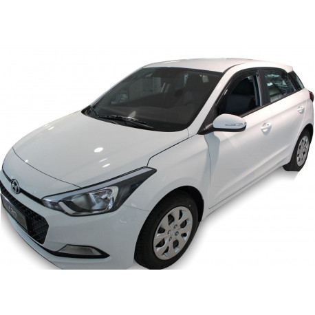 Deflektori i bočni vjetrobrani Vjetrobrani za prozore HYUNDAI i20 II 5D 2014-2020 (+OT) 4 kom (prednji + stražnji) | race-shop.hr