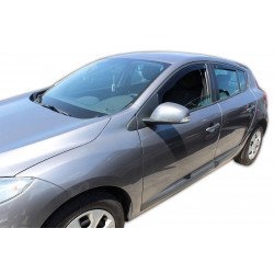 Vjetrobrani za prozore RENAULT MEGANE III 5D 11/2008-2016(+OT) 4 kom (prednji + stražnji)