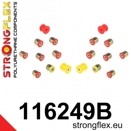 W140 (91-98) STRONGFLEX - 116249B: Komplet selenblokove stražnjeg ovjesa | race-shop.hr