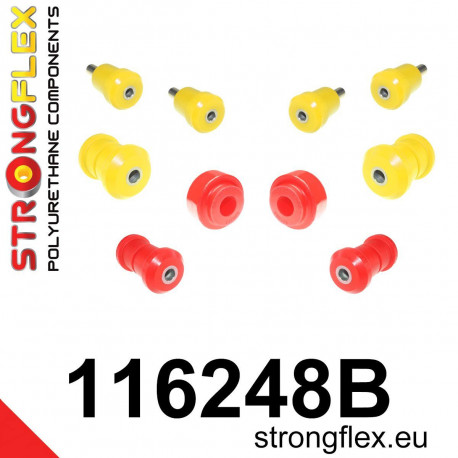Polijuretanski silent blokovi STRONGFLEX - 116248B: Prednji ovjes komplet selenblokova | race-shop.hr