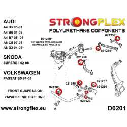 STRONGFLEX - 026218B: Komplet selenblokove ovjesa