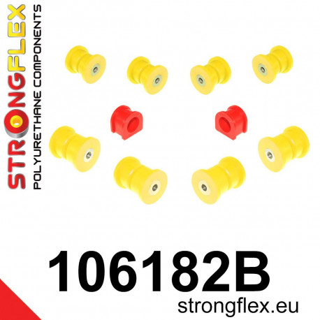 Polijuretanski silent blokovi STRONGFLEX - 106182B: Prednji ovjes komplet selenblokova | race-shop.hr