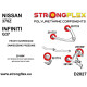 G37 (07-13) STRONGFLEX - 281964A: Prednje donje rameno - stražnji selenblok SPORT | race-shop.hr