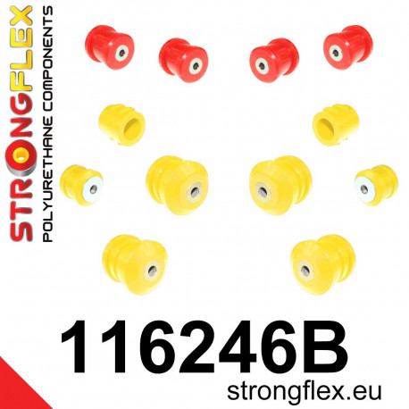 Polijuretanski silent blokovi STRONGFLEX - 116246B: Prednji ovjes komplet selenblokova | race-shop.hr