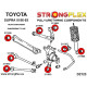 Supra III (86-93) STRONGFLEX - 211902A: Stražnje vučno rameno - prednji selenblok SPORT | race-shop.hr