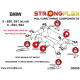 X5 E53 99-06 STRONGFLEX - 031940A: Nosač stražnjeg diferencijala - stražnji selenblok SPORT | race-shop.hr