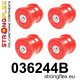 X5 E53 99-06 STRONGFLEX - 036244B: Selenblok stražnje osovine kit | race-shop.hr