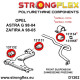 A T98 (99-05) STRONGFLEX - 131955B: Prednji selenblok stabilizatora | race-shop.hr