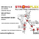 Passat B3/B4 Syncro (88-97) STRONGFLEX - 221813A: Stražnji selenblok za montažu grede 62mm SPORT | race-shop.hr