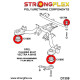 A / mk3 4x4 (88-93) STRONGFLEX - 131784B: Stražnji nosač slenbloka diferencijala | race-shop.hr