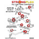 C6 (04-11) Quattro & Allroad STRONGFLEX - 026210A: Komplet selenblokova potpunog ovjesa SPORT | race-shop.hr