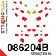 IV (92-96) STRONGFLEX - 086204B: Komplet selenblokova za potpuni ovjes | race-shop.hr