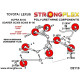 Supra IV (93-02) STRONGFLEX - 211629A: Stražnji selenblok stažnjeg vučnog ramena SPORT | race-shop.hr