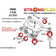 E46 M3 STRONGFLEX - 036119A: Stražnji set za montažu grede komplet selenblokova SPORT | race-shop.hr